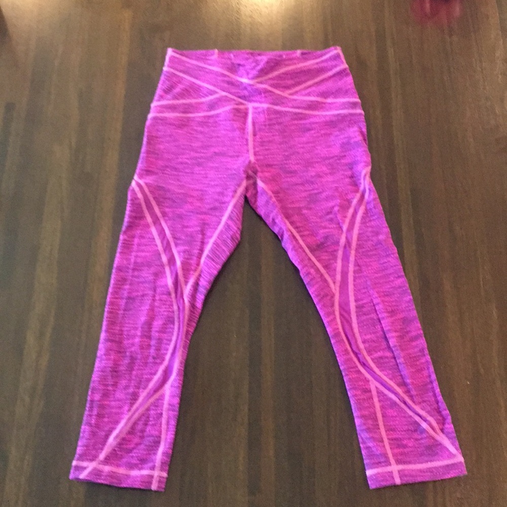 Wunder Under Hi rise Lulu crops 7/8 length